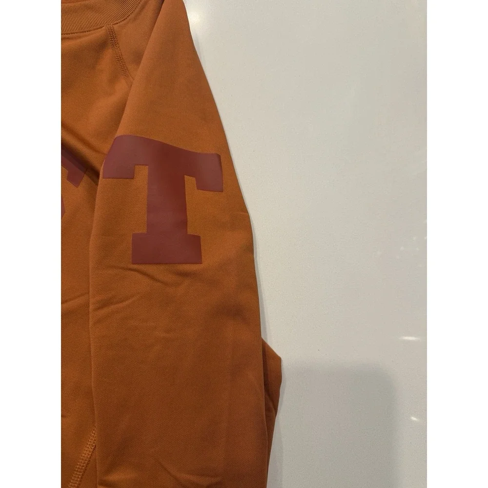 Nike Texas Longhorns Baseball Long Sleeve Tee Orange FJ4730-802 Mens L New